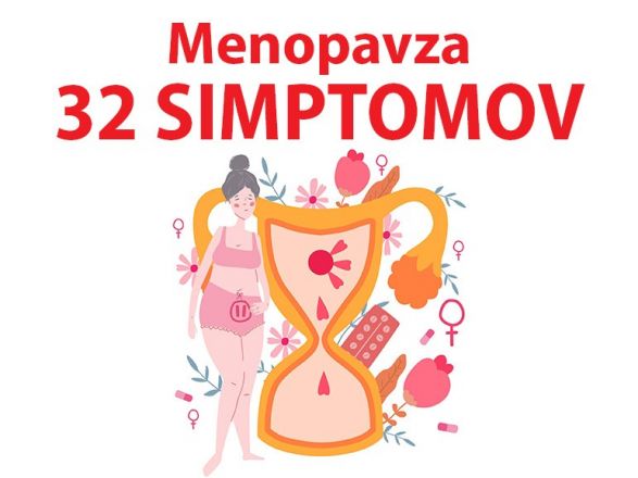 Menopavza – 32 simptomov
