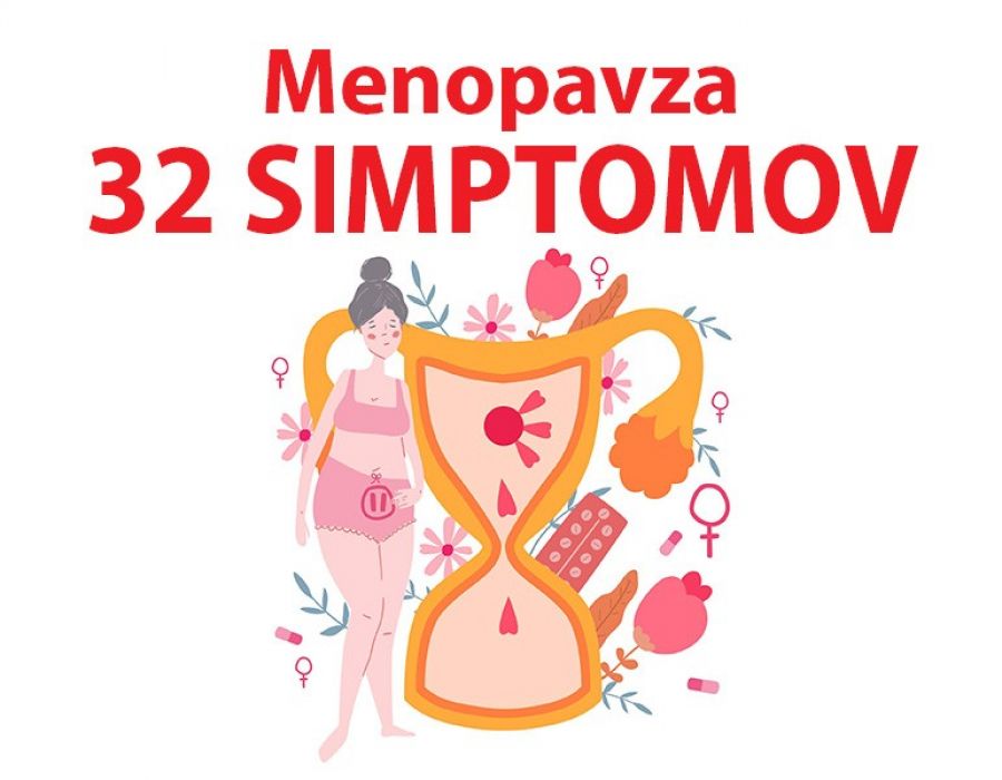 Menopavza – 32 simptomov