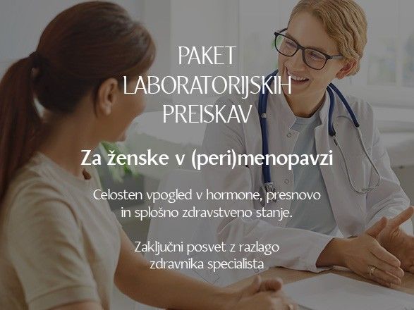 Celosten laboratorijski pregled za ženske v (peri)menopavzi